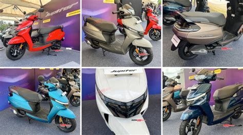 New TVS Jupiter Walkaround All 4 Variants 6 Colours Detailed Features