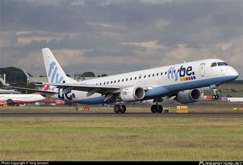 G FBEC Flybe Embraer ERJ 195LR ERJ 190 200 LR Photo By Tony Scruton