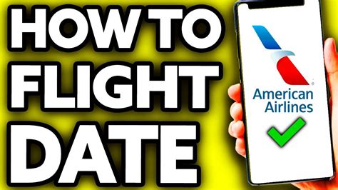 How To Change Flight Ticket Date American Airlines Easy Youtube