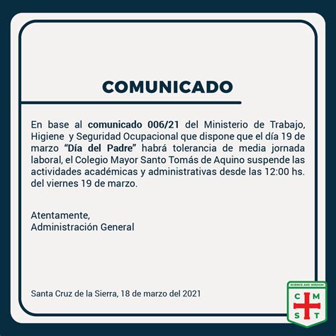 Comunicado Suspensi N De Actividades Acad Micas Y Administrativas Por