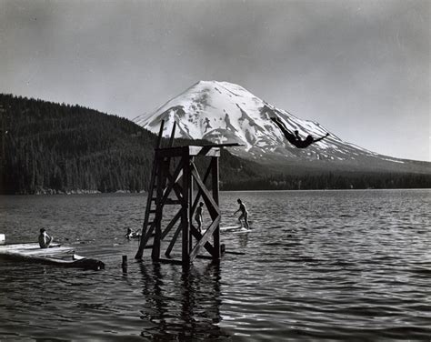 The High Dive At Spirit Lake Mount St Helens Pre 1980 Mtsthelens