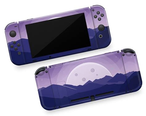 Blue Night Nintendo Switch Skin Mountains Landscape Gamer Joy - Etsy