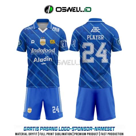 Jual JERSEY CUSTOM PERSIB LIGA CHAMPIONSHIP EDISI ANNIV 105 2024 2025