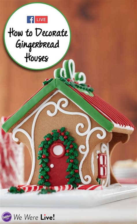 How To Decorate Gingerbread Houses Click To Watch Some Fun Ways To