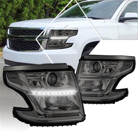 Amazon Pm Performotor Led Drl Projector Headlight Assembly Set