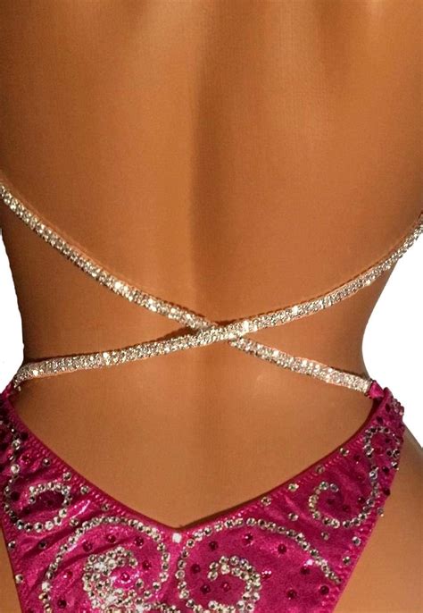 Amazon Crystal Rhinestone Bikini Connector Npc Ifbb Set Of