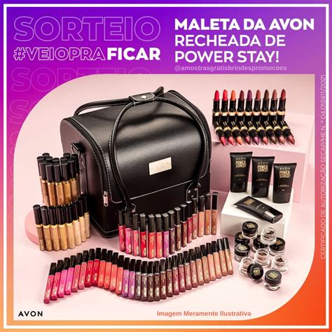 Amostras e Brindes Grátis Concorra a Uma Maleta Avon Recheada de Power