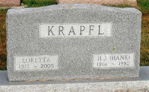 Loretta A Ludwig Krapfl M Morial Find A Grave