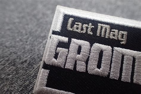 High Density Custom Oeko Embroidered Back Patches