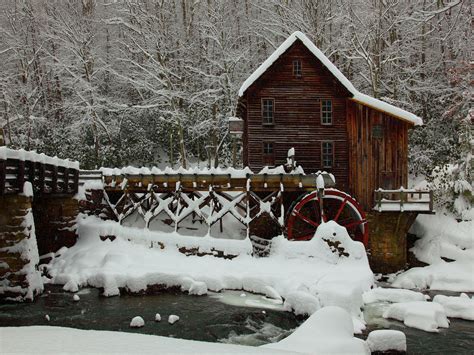 Winter Cabin Scenes Wallpaper (64+ images)