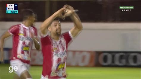 Vídeo Aos 32 min do 1º tempo Wesley marca para o Villa Nova mas gol