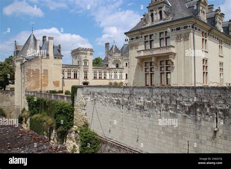 medieval and renaissance castle in france Stock Photo - Alamy