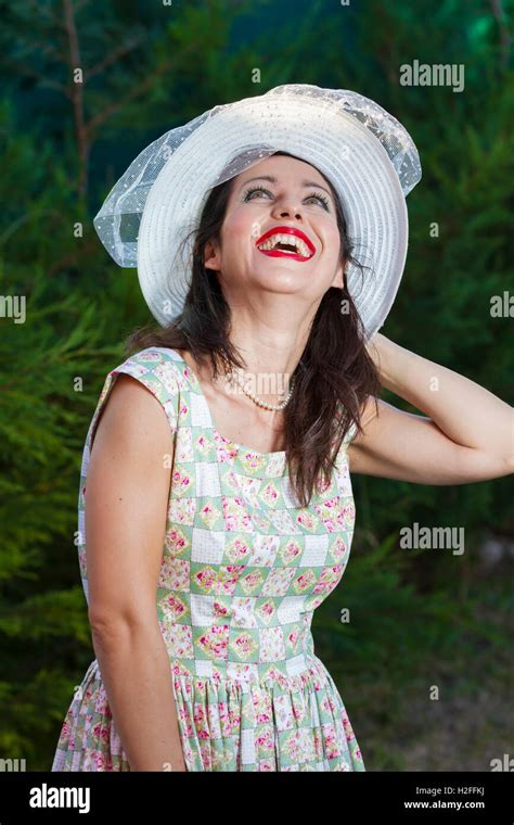 Woman Gardening Mature Girl Gardening In Her Backyard Spring S Stock