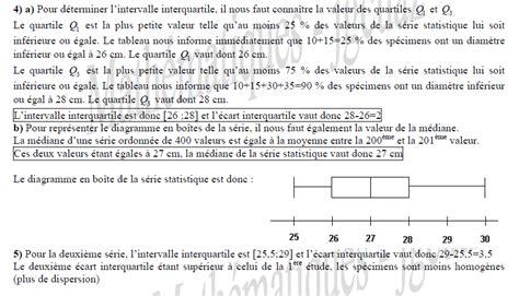 Statistique Descriptive Exercice Corrig En Statistique Descriptive