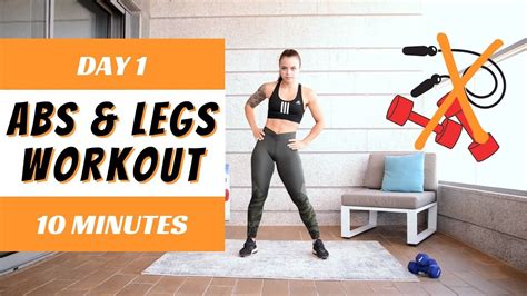 Abs Legs Workout At Home Kickfitbox Youtube