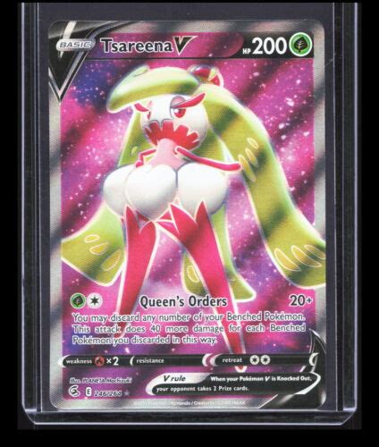 Tsareena V 246 264 Full Art Ultra Rare Pokemon SWSH Fusion Strike EBay