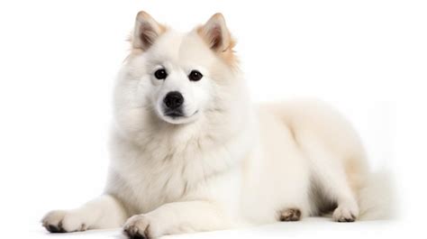 Un Perro Blanco Con Una Nariz Negra Y Una Nariz Negra Sobre Un Fondo