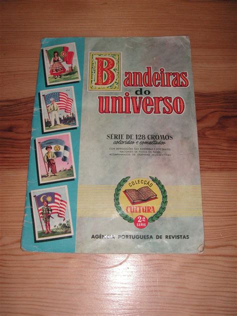 Colecionadores Caderneta Cromos Bandeiras Do Universo Completa