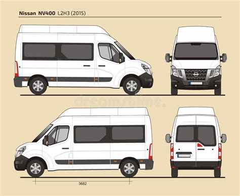 Nissan Nv400 Passenger Van L4h2 2014 2019 Editorial Photo