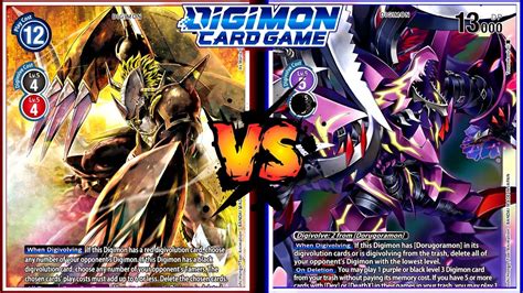 BlackWarGreymon Vs DexDorugoramon Digimon TCG EX3 Tournament YouTube