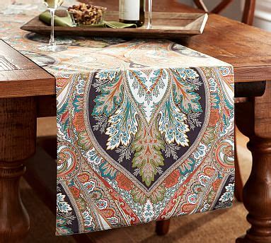 Anton Paisley Table Runner Pottery Barn