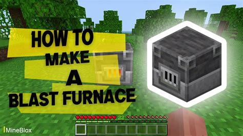 How To Craft And Use A Blast Furnace In Minecraft Smelt Iron Ingots