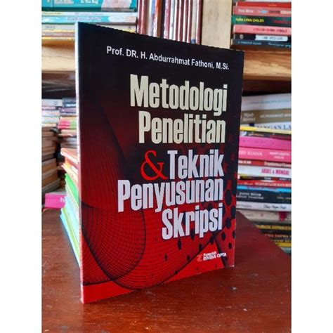 Jual Metodologi Penelitian Dan Teknik Penyusunan Skripsi Original