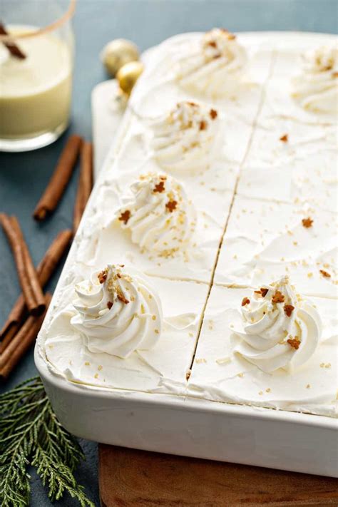 Eggnog Eclair Cake My Baking Addiction