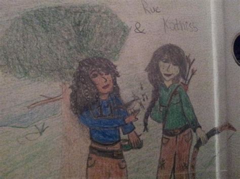 Katniss and Rue by Berenice6 on DeviantArt