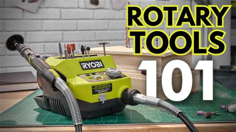 How To Use A Rotary Tool Ryobi Tools Youtube