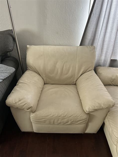 White Cream Leather Couches For Sale In Los Angeles Ca Offerup