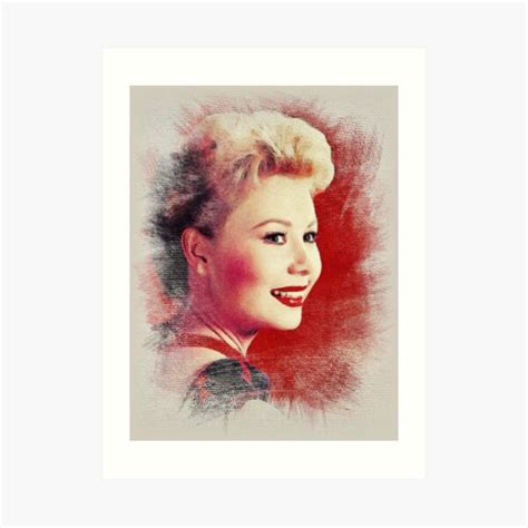 Mitzi Gaynor Movie Legend Art Print For Sale By Hollywoodize Redbubble