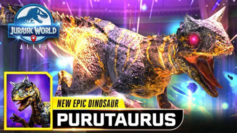 Purutaurus New Epic Hybrid Purussaurus Carnotaurus【jurassic World Alive 侏羅紀世界alive】 Youtube