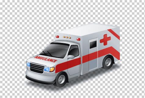 Ambulancia Computadora Iconos Emergencia Salud Ambulancia Icono Coche