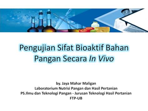 Pdf Pengujian Sifat Bioaktif Bahan Pangan Secara In Vivo Pengujian