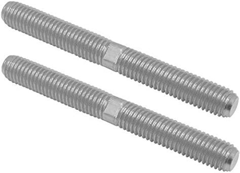 Versandbox24 2 Stück Gewindebolzen M10 Edelstahl A4 rechts Links
