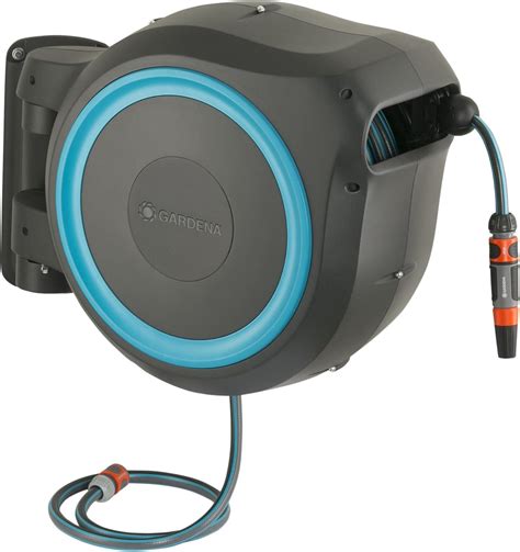 Amazon Gardena Foot Wall Mounted Retractable Hose Reel