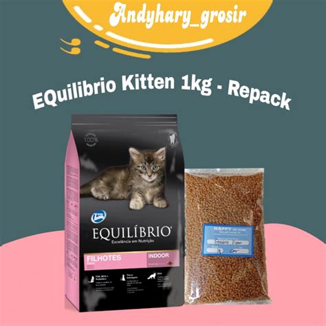 Jual Equilibrio Kitten Kg Dry Cat Food Ekuilibrio Anak Kucing Kg