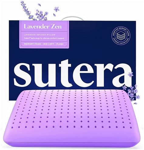 Sutera Lavender Zen Pillow Adaptive Memory Foam Pillow - SleepBetter