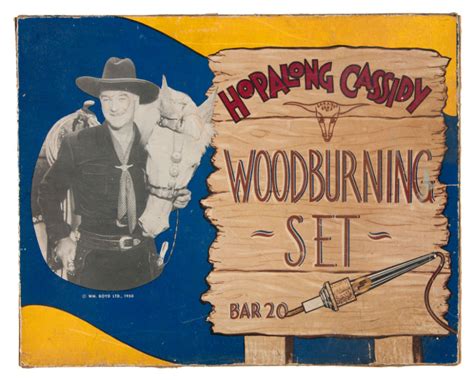 Hake S Hopalong Cassidy Woodburning Set