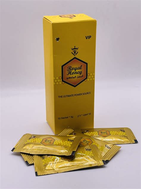 Royal Honey Gold Packs 12 Sachets 5 G Royalty Honey Usa