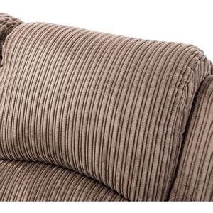 Postana Electric High Back Jumbo Cord Fabric Recliner Seater Sofa