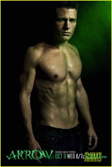 Colton Haynes Stephen Amell Shirtless For Arrow Posters Photo