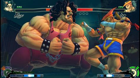 HUGO VS ADON CPU VS CPU Ultra Street Fighter IV Hardest AI YouTube