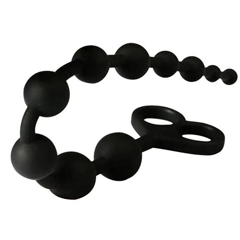 Silicone Anal Plugs G Spot Stimulate Prostate Massager Anal Beads Plugs