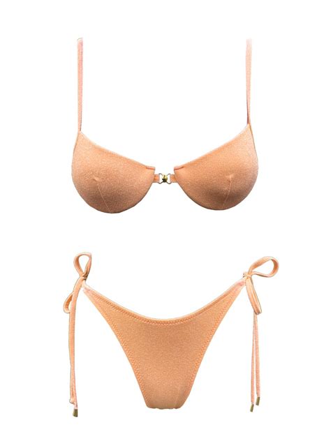 Peach Shell Bikini Emma Swimwear