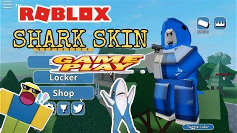 Roblox Arsenal New Shark Skin Gameplay Avery Lb Youtube