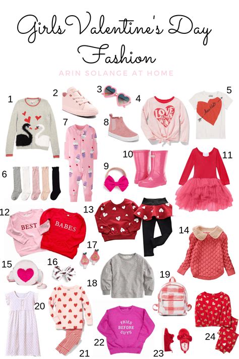 Girls Valentine's Day Fashion Finds - arinsolangeathome