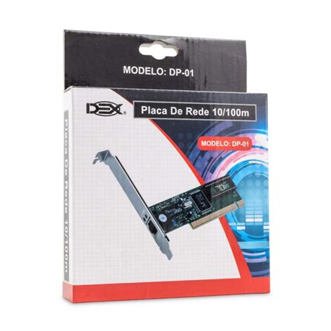 PLACA REDE PCI 10 100 DEX MOD DP 01 EDonato