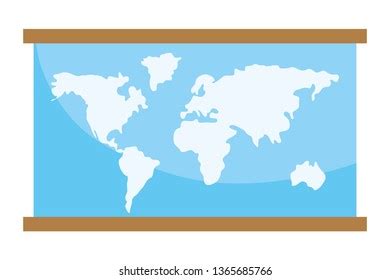 World Map Cartoon Stock Vector (Royalty Free) 1365685766 | Shutterstock